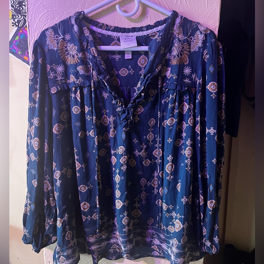 Knox Rose long sleeve blouse